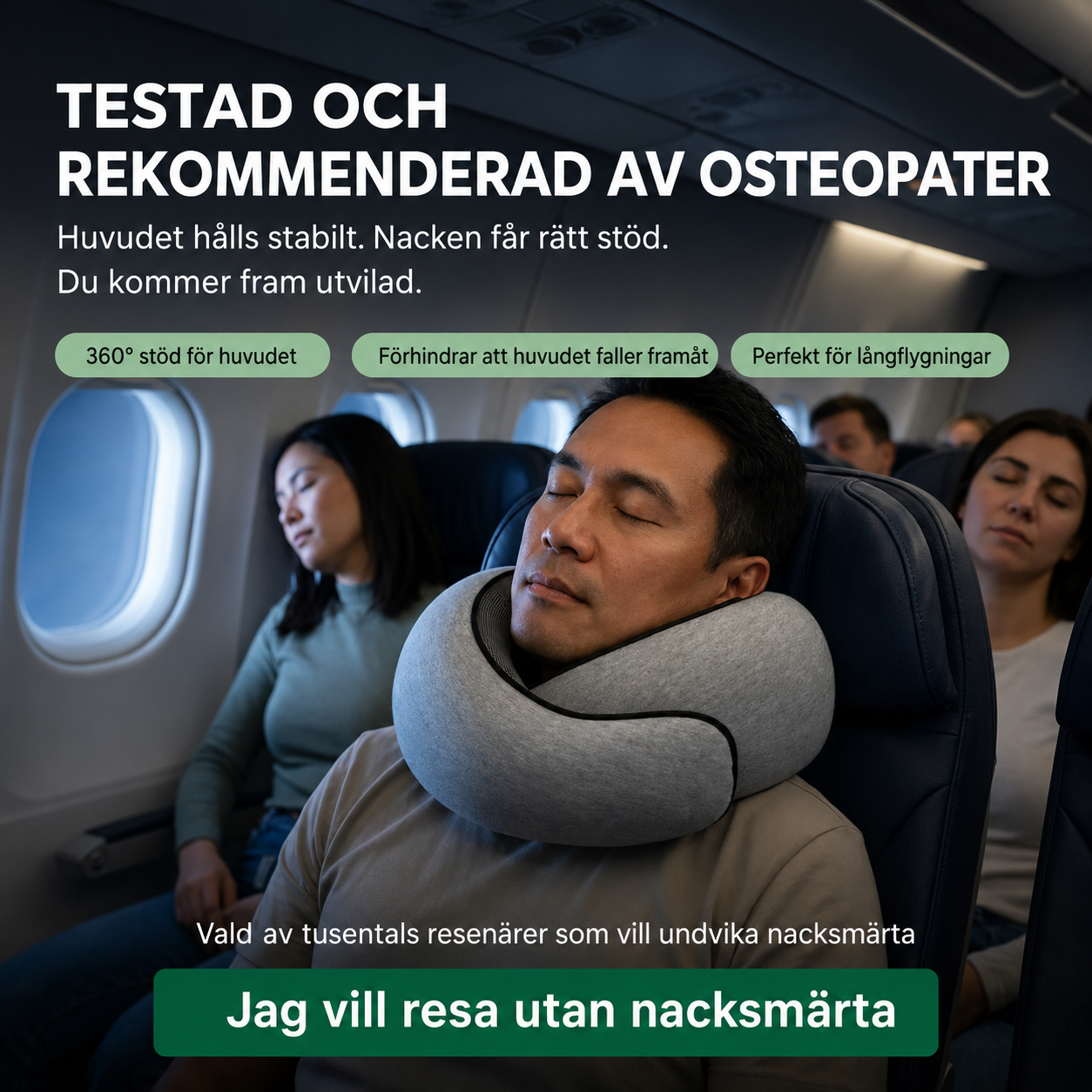 Resro Flex™ Ergonomisk Resekudde