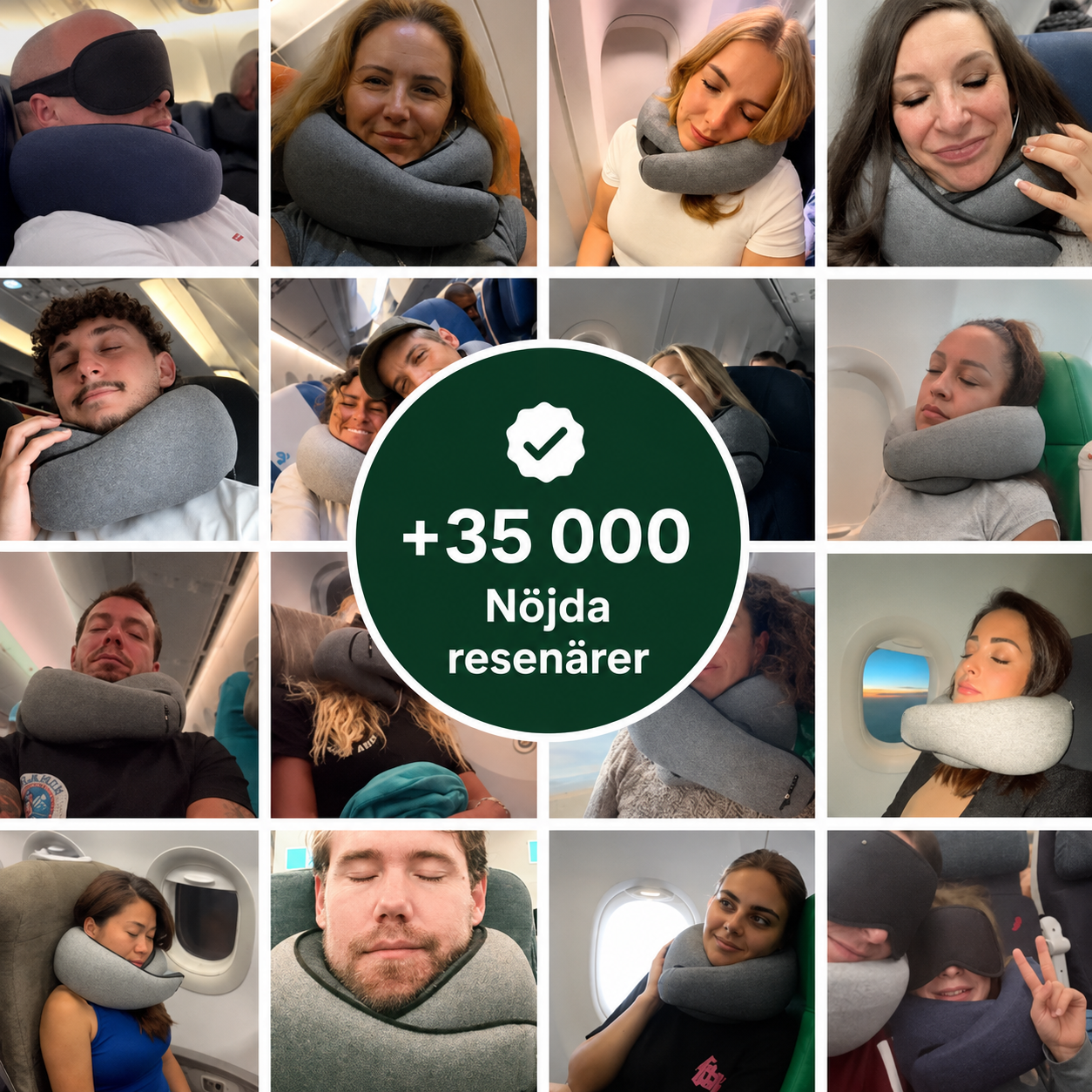 Resro Flex™ Ergonomisk Resekudde